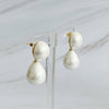 Teardrop Pearl Earrings