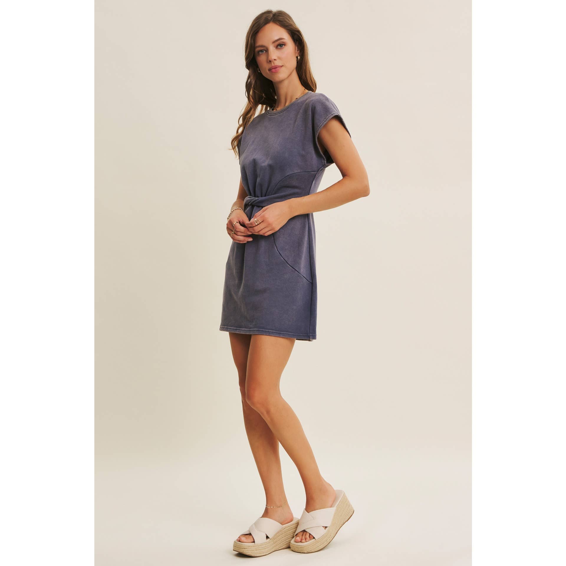 Easygoing Terry Mini Dress