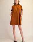 Margaux Mini Dress-Camel