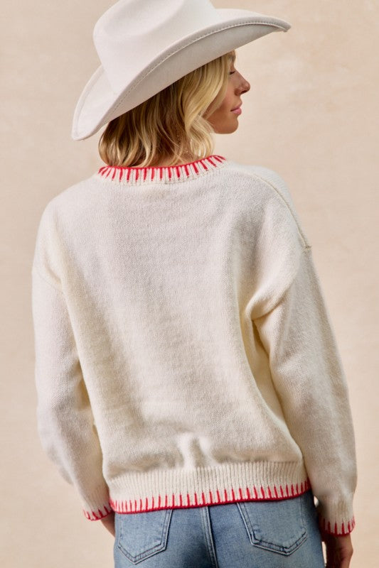 Ribbon and Bows Sweater