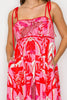 Wild Jungle Print Maxi Dress