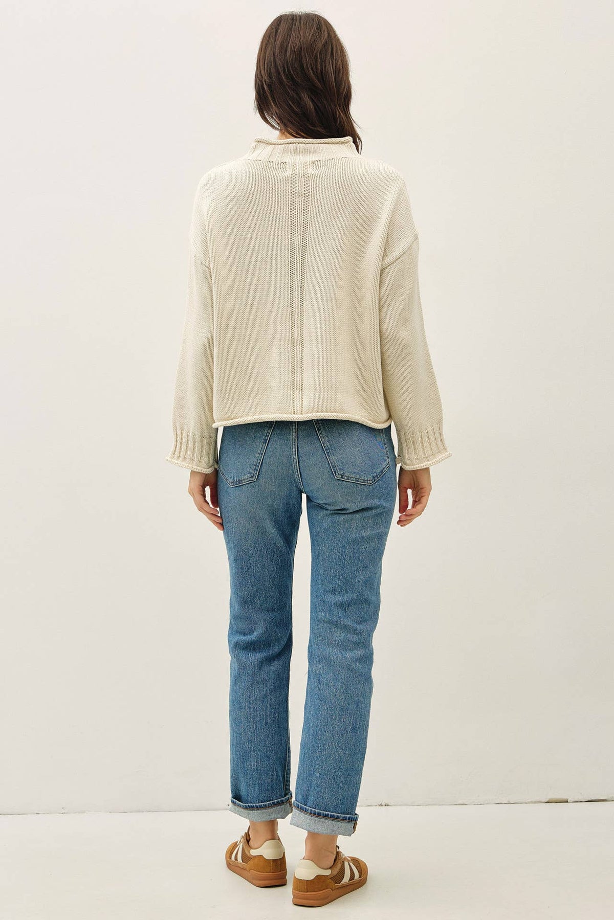 Downtown Girl Sweater-Natural