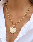 Rouelle Heart Chain Necklace