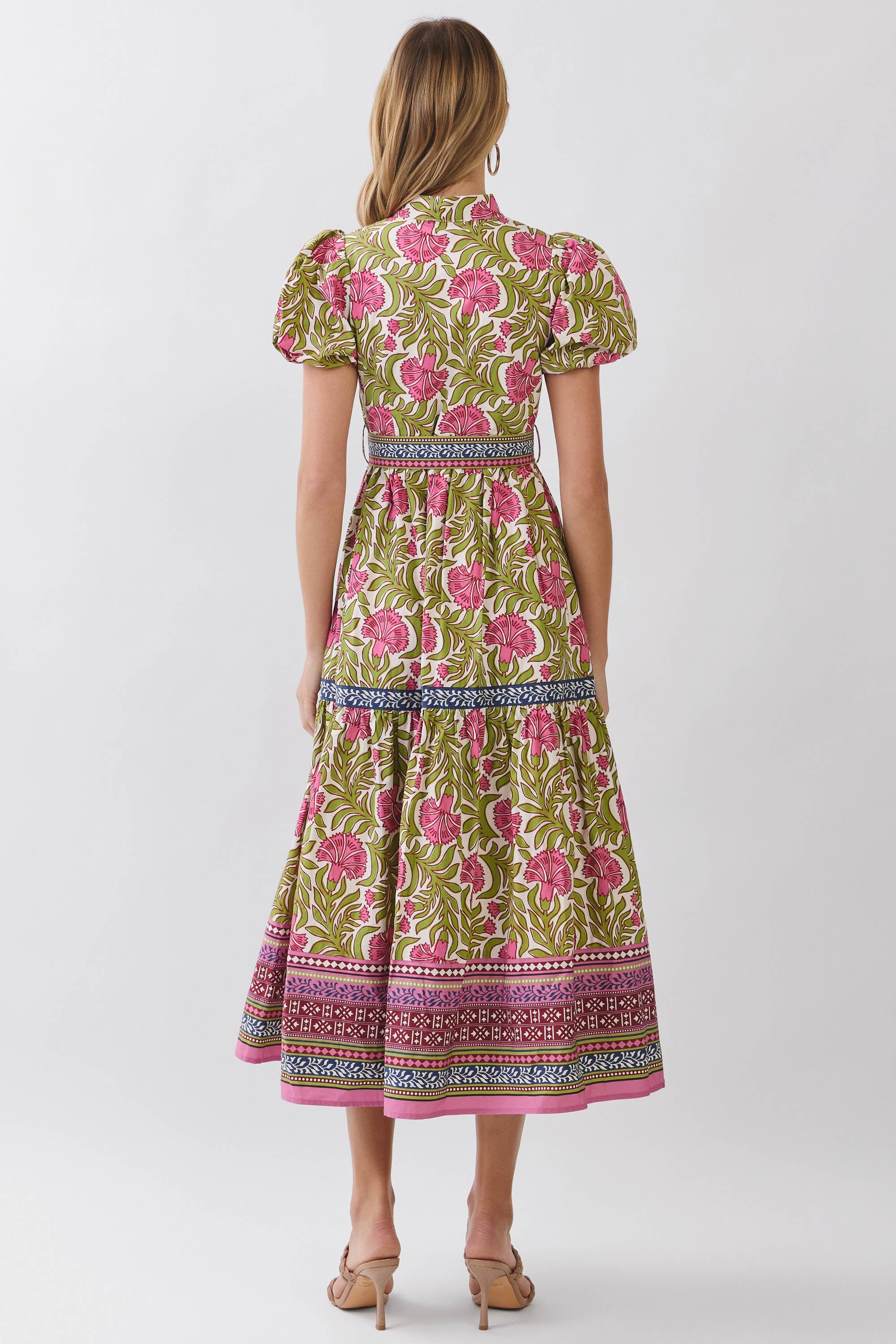 Antique Garden Midi Dress