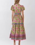 Antique Garden Midi Dress