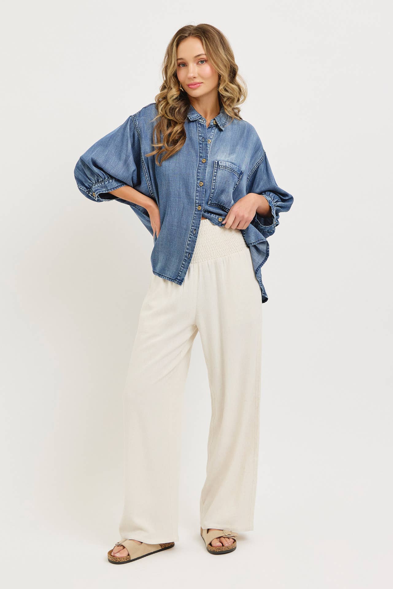 Island Air Wide Leg Pants