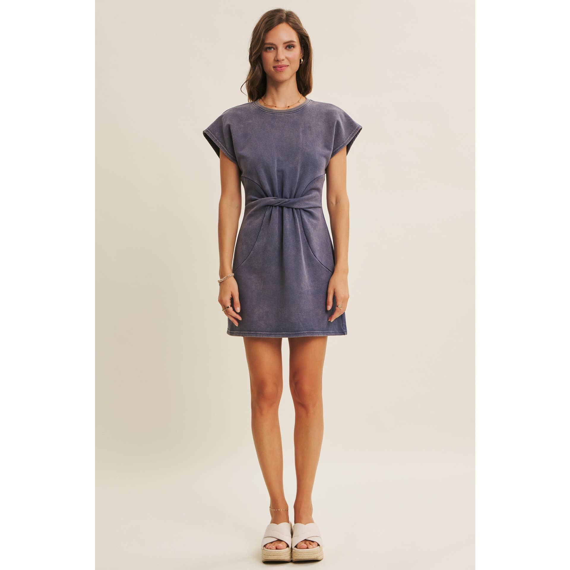 Easygoing Terry Mini Dress