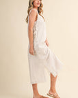 PREORDER: Fleur Romance Midi Dress-Off White