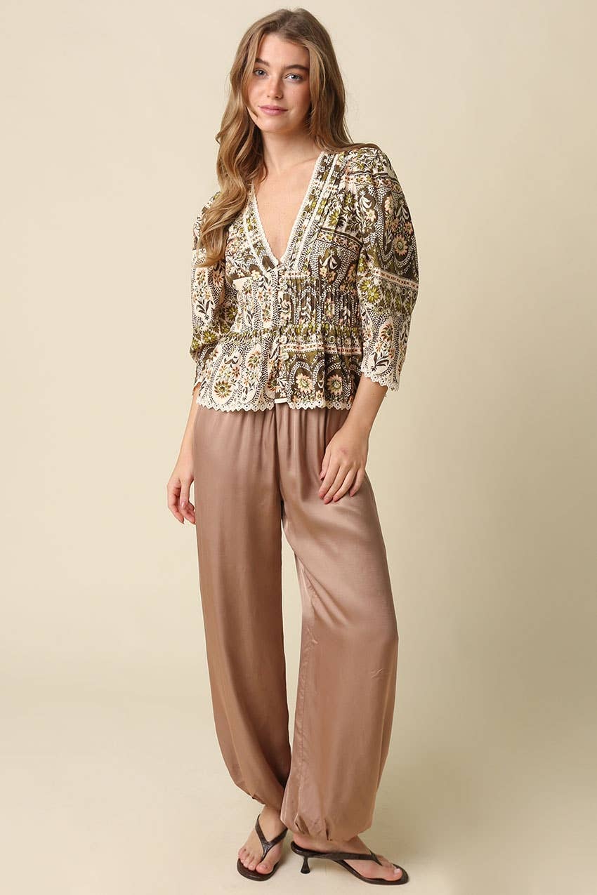 Jaynie Peplum Top