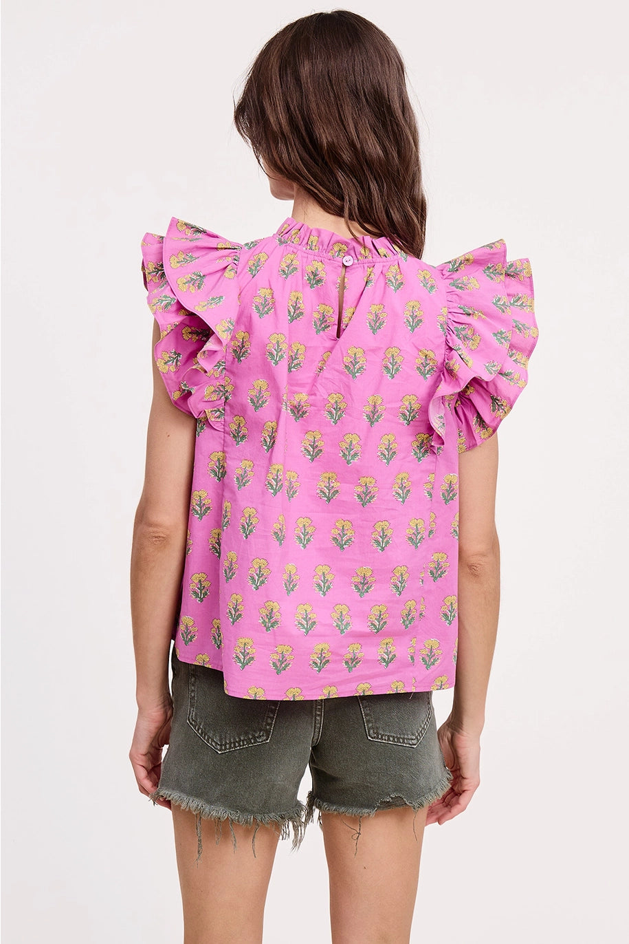 Spring Charm Floral Top