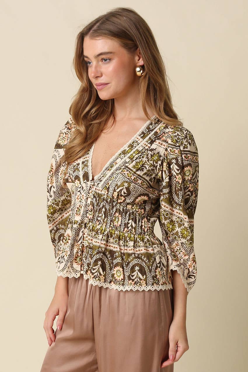 Jaynie Peplum Top