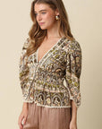 Jaynie Peplum Top