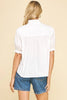 My Type Poplin Top-Off White
