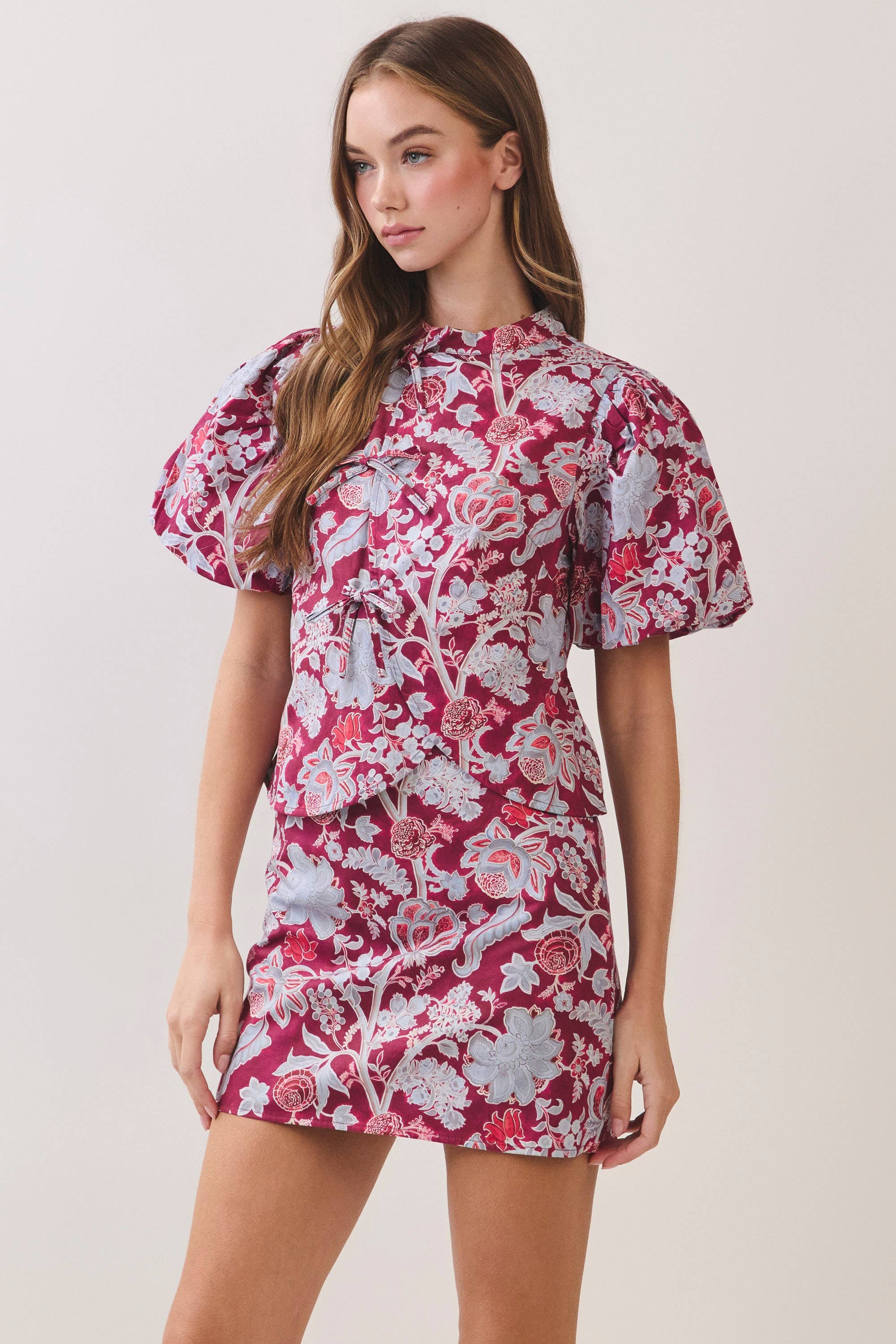 Freya Floral Puff Sleeve Top