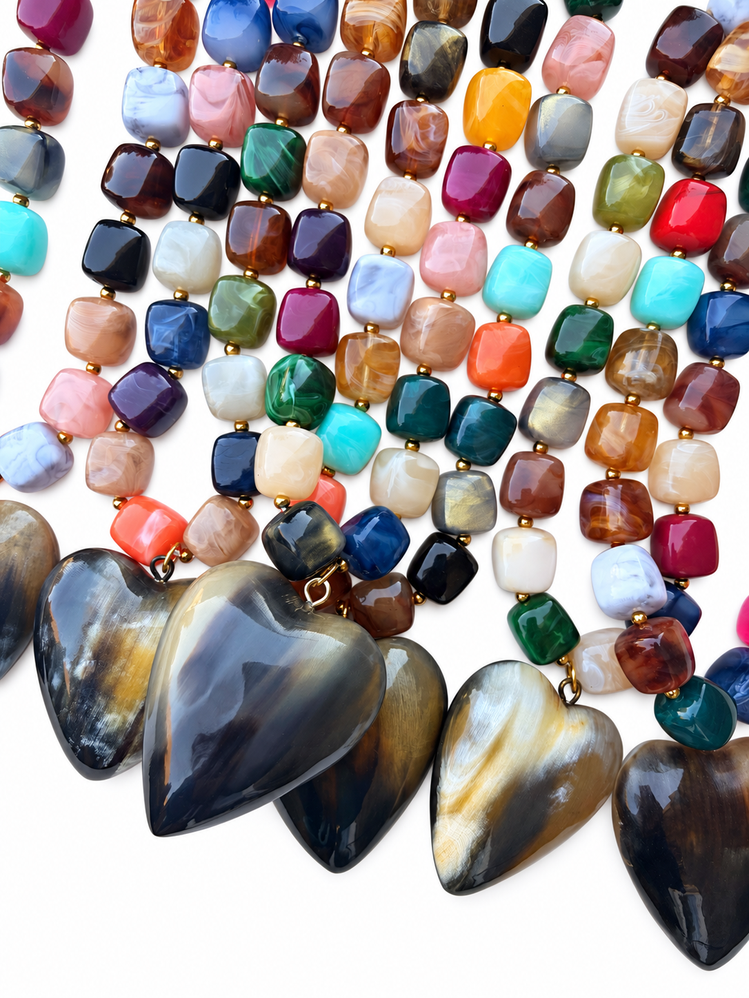 Autumn Crush Heart Necklace