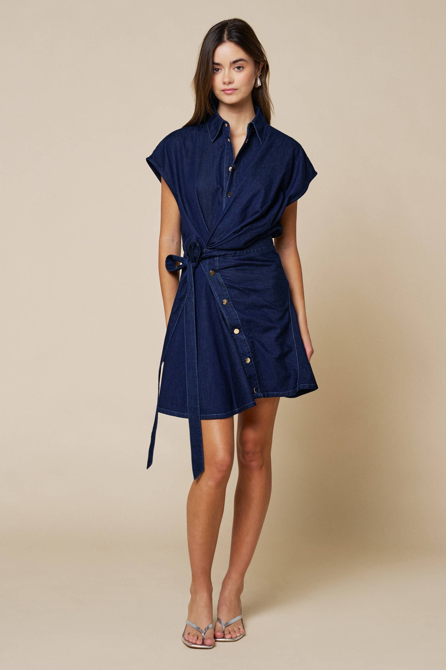 Downtown Denim Mini Dress