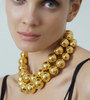 Barbara-Ball Bead Metal- Gold