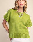 Woodland Charm Sweater-Olive