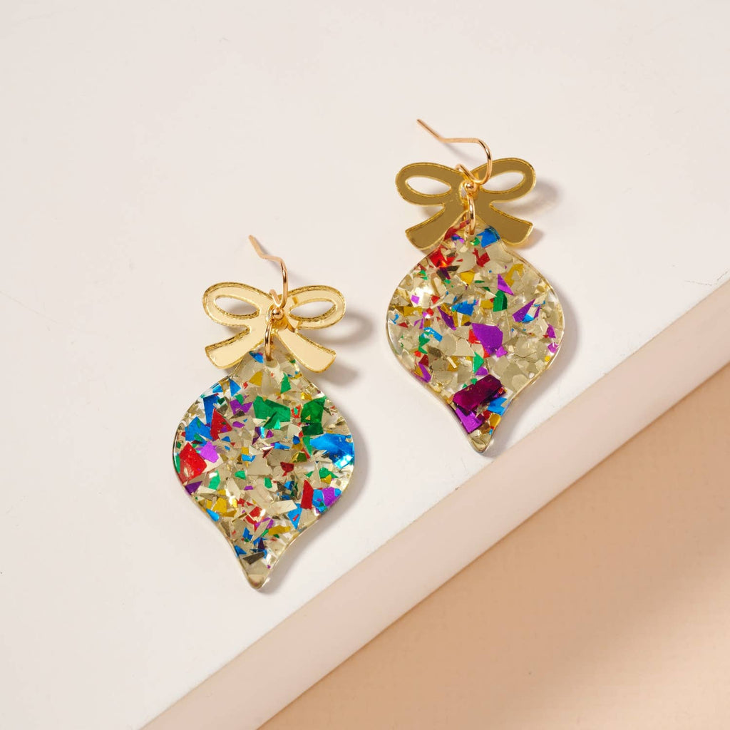 Ornament Drop Earrings- Multi