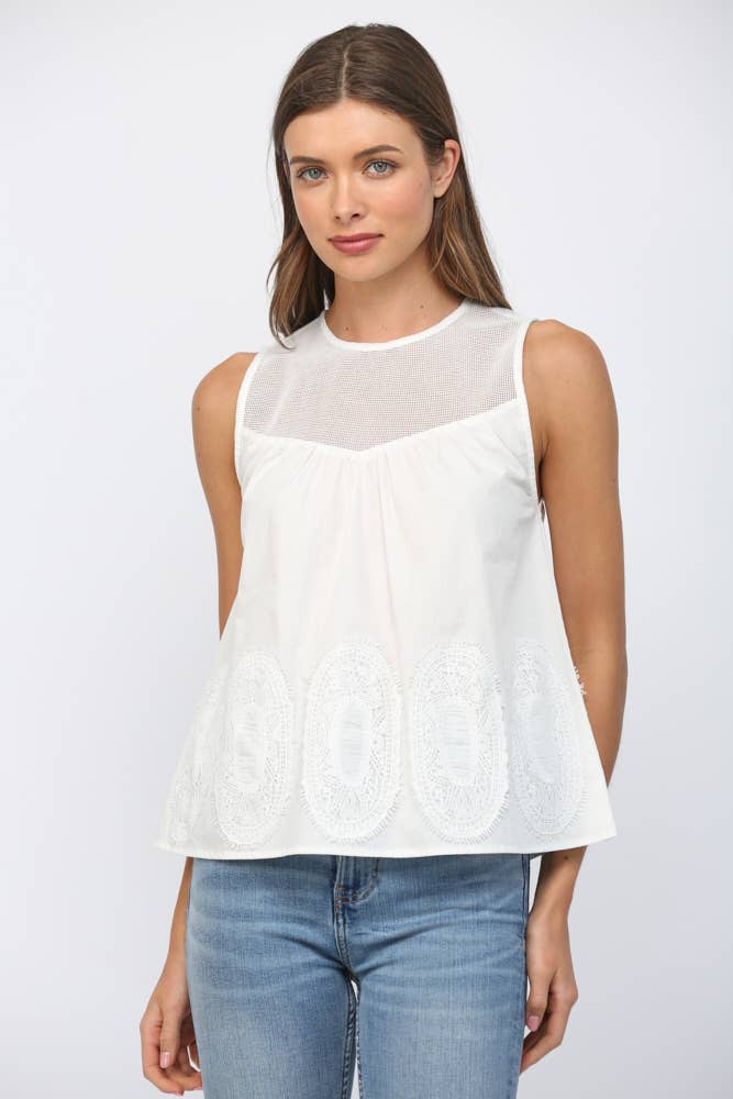 Celeste Lace Top