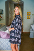 Victorian Florals Ruffle Mini Dress