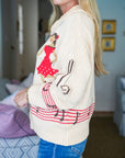 Jump and Jive Zip-up Sweater