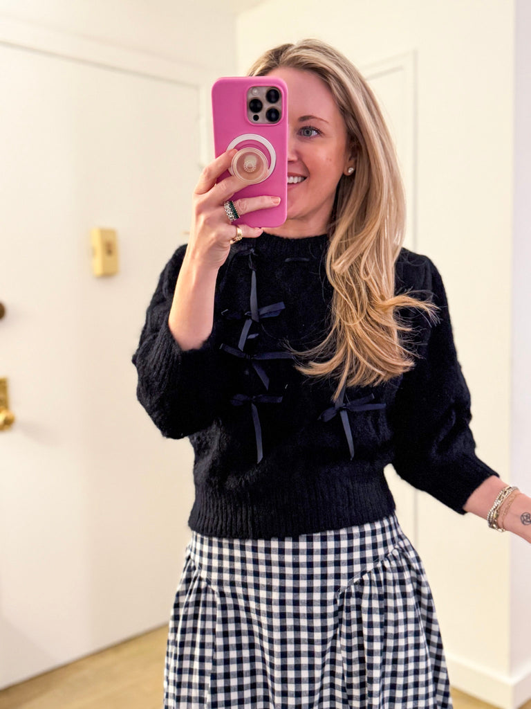 Darling in Ribbons Sweater