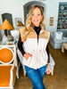 Fleece Tariet Vest- Ivory