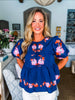 Cozumel Cutie Embroidered Top