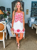 Seaside Stroll Embroidered Dress