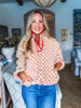 Heart Print Teddy Bear Jacket