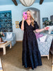 Arielle Jacquard Maxi Tiered Dress