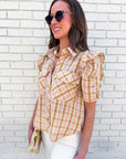 Aria Button Down Top