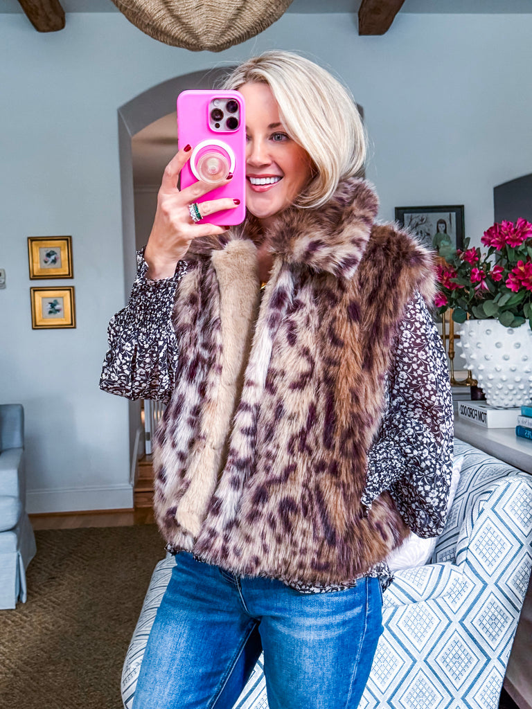 Wanderroot Faux Fur Vest