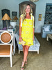 Lemon Daisy Eyelet Mini Dress