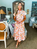 Lovely Garden Floral Midi Dress