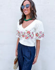 Pretty Little Petals Knit Top