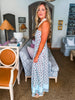 Modern Angles Strapless Dress