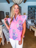 Lavender Love Floral Top-Pink