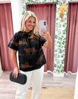 Zenzi Jungle Smocked Top