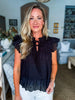 Lovely Time Eyelet Top