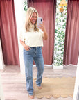 On the Go Straight Leg Jeans
