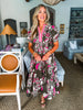 Paisley Perk Pattern Midi Dress