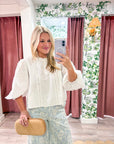 Love Note Pintuck Top