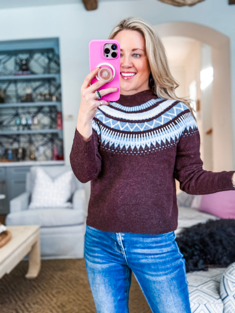 Snow Blast Patterned Sweater