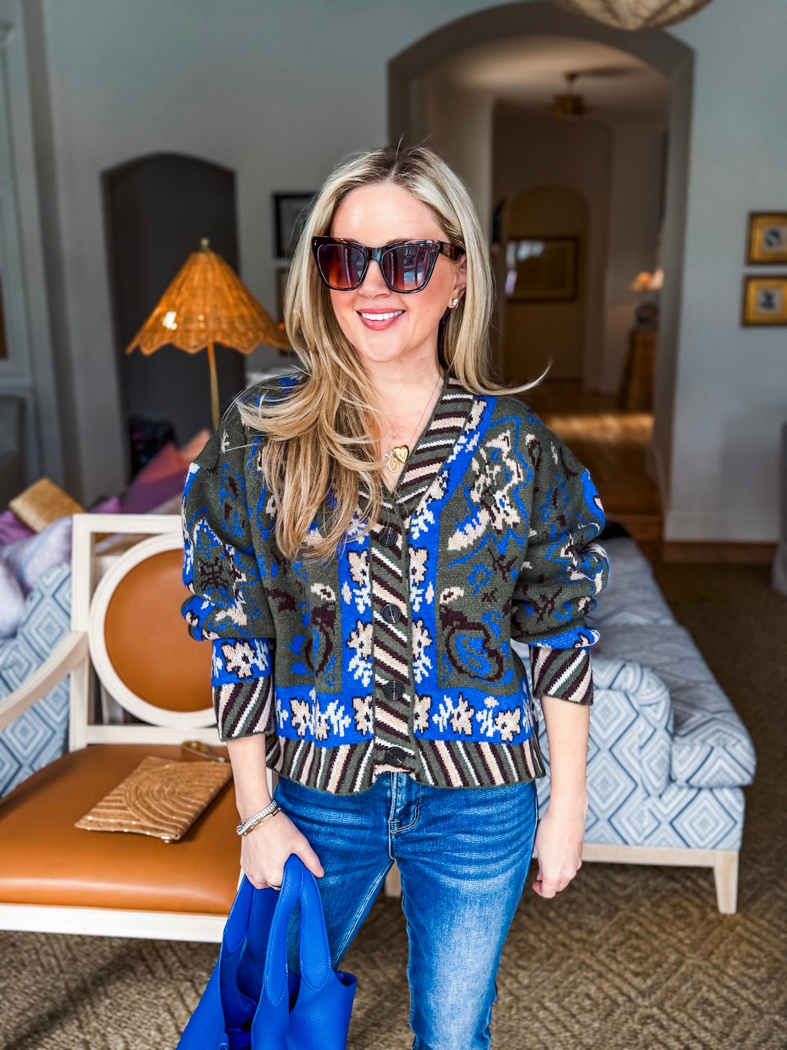 Paisley Moment Knit Cardigan