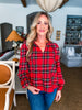 Christmas Darling Plaid Top