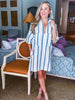 Jules Stripe Shirt Dress