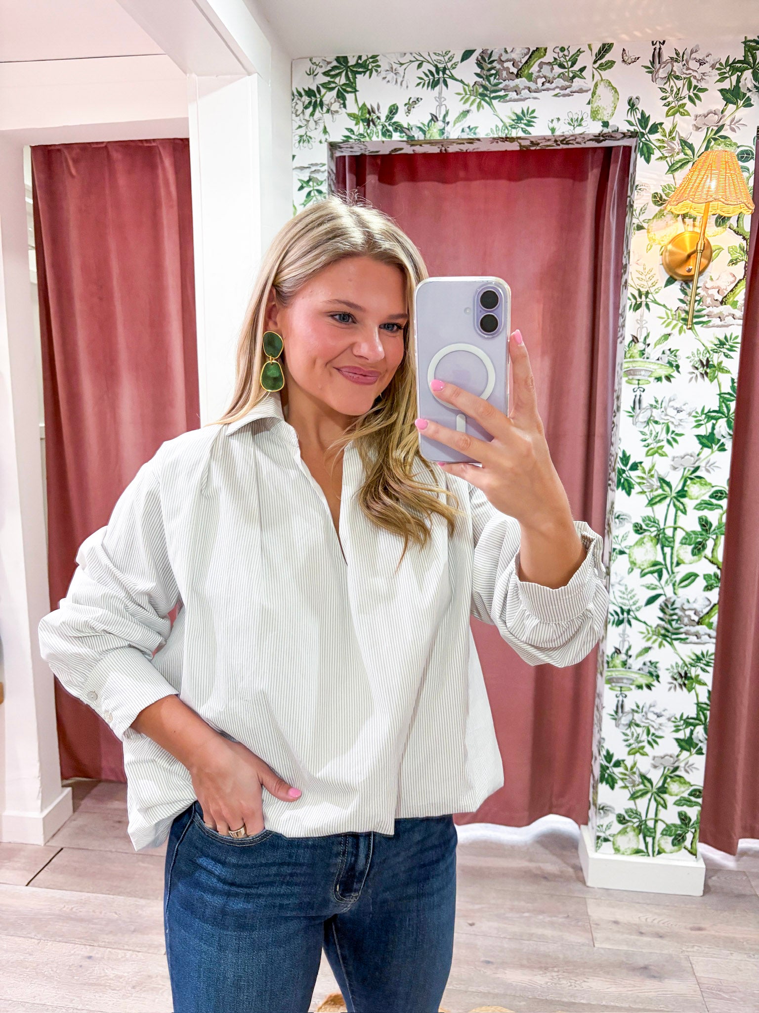 Casual Luxe Stripe Top