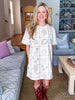 Western Girl Embroidered Mini Dress